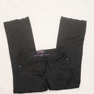 Dalia Collection Black Straight-Leg Trousers